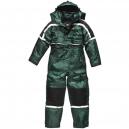 Dickies Mens Waterproof Padded Overalls Green 2XL