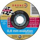 Dronco AS 60 W EVOLUTION 115mm x 08mm x 222mm Bore Angle Grinder Cutting Discs for All Steel and Sheet Materials Pack of 10