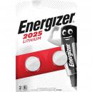 Energizer CR2025 Coin Lithium Battery Pack of 2