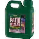 everbuild patio wizard algae green growth mould and fungus remover concentrate 1 litre