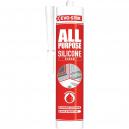 Evostik All Purpose Flexible Silicone Sealant Brown