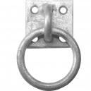 Faithfull Galvanised Ceiling or Wall Ring On Plate