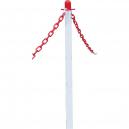 Faithfull Plastic Post for Chain White