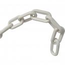 Faithfull Plastic Chain 8mm x 125 Metre White