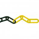 Faithfull Plastic Chain 8mm x 125 Metre Yellow Black