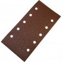 Faithfull 12 Orbital Sanding Sheets 115 x 280mm Punched Assorted Grit Pack of 5