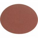 Faithfull Red Pressure Sensitive Self Adhesive 150mm Abrasive Discs 120 Grit Pack of 25