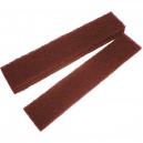 Faithfull Abrasive Plumbing Strips Maroon 50mm x 250 mm Pack of 6
