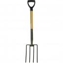 Faithfull Economy Garden Digging Fork D Handle
