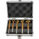 Faithfull 5 Piece Forstner Drill Bit Set 15 35mm