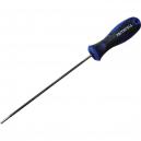Faithfull Chainsaw File 4mm x 200mm with Handle Grip