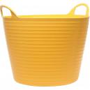 Faithfull Heavy Duty Polyethylene Flexable Tub 28 Litres Yellow