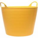 Faithfull Heavy Duty Polyethylene Flexable Tub 42 Litres Yellow