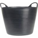 Faithfull Heavy Duty Polyethylene Flexable Tub 60 Litres Black