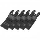 Faithfull Wood Flush Cut Blade 34mm for Power Multi Tools Pack of 5