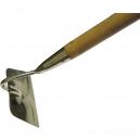 Faithfull Stainless Steel Draw Hoe with 14 Metre Ash Handle