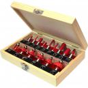 Faithfull 15 Piece Tct Router Bit Set 12 Shank