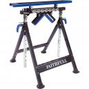 Faithfull 4 in 1 Adjustable Heavy Duty Roller Stand and Trestle 200kg Capacity