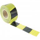 Adhesive Hazard Tape Black Yellow Stripe 50mm Wide x 33m Roll