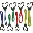 Faithfull 8 Piece Assorted Bungee Cord Elastic Strap Set