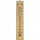 Faithfull Wooden Wall Thermometer 400mm