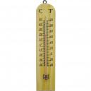 Faithfull Wooden Wall Thermometer 260mm