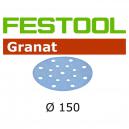Festool Granit 150mm P120 Sanding Discs Pack of 10
