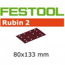 Festool Rubin 2 StickFix Sanding Sheets for Wood 80 x 133mm P120 Pack of 50