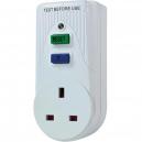 Faithfull RCD Circuit Breaker Adaptor White