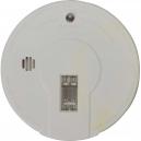 Kidde Battery Smoke Alarm for Hallways with Hush and Test Button and Light