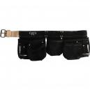Kunys Split Grain Water Repellant Double Tool Pouch