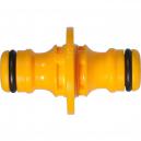 Hozelock Plastic Double Ended Male Hose Pipe Connector