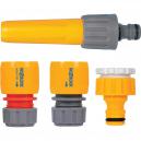 Hozelock Watering Starter Set with Spray Nozzle 12 and 34 BSP Tap Connector and Connectors