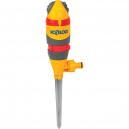 Hozelock Oscillating Garden Water Sprinkler Pro with 2 Spray Patterns and Spike Max Coverage 314m2