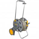 Hozelock 60 Metre Large Wheel Hose Cart with 30 Metre Hose Pipe and Connectors