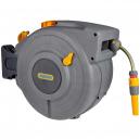 Hozelock 20 Metre Wall Mounted Auto Hose Reel with 20 Metre Hose Pipe and Connectors