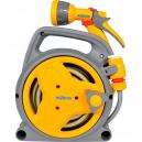 Hozelock Pico 10 Metre Hose Reel with 10 Metre Hose Connectors and Spray Gun