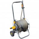 Hozelock 60 Metre Metal Hose Cart with 30 Metre Hose Pipe and Connectors
