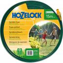 Hozelock 15 Metre Flat Garden Water Sprinkler and Soaker Hose Pipe with Connectors