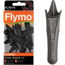 Flymo FLY015 Replacement Plastic Blades for Micro Compact Lawnmowers Pack of 6
