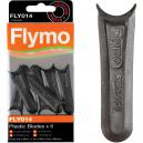 Flymo FLY014 Replacement Plastic Blades for Microlite Minimo Hover Vac and Mow n Vac Lawnmowers Pack of 6