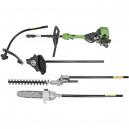 Handy MCA Petrol Multi Cutter Grass Trimmer 380mm Cut with 26cc 2 Stroke Engine and Brush Cutter Hedge Cutter and Pruner Attachments