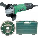 Hitachi G12SS Mini Angle Grinder 115mm 45 Disc 580w 110v Diamond Blade and Case