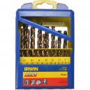 Irwin 19 Piece Turbo Max HSS Drill Bit Set 1 10mm