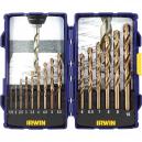 Irwin Pro 15 Piece HSS Cobalt Drill Bit Set 15 10mm