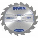 Irwin ATB Circular Saw Blade 160mm x 20mm Bore 18 Teeth