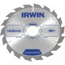 Irwin ATB Circular Saw Blade 165mm x 30mm Bore 18 Teeth