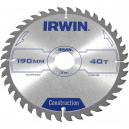 Irwin ATB Circular Saw Blade 190mm x 30mm Bore 40 Teeth