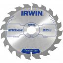 Irwin ATB Circular Saw Blade 210mm x 30mm Bore 20 Teeth