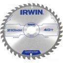 Irwin ATB Circular Saw Blade 210mm x 30mm Bore 40 Teeth
